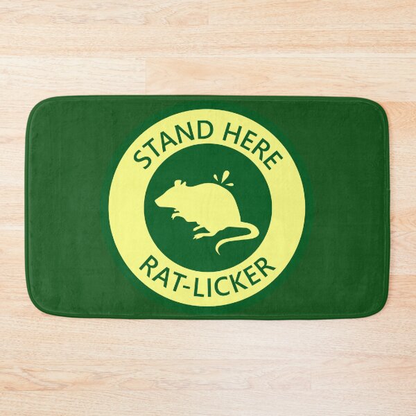 Item preview, STAND HERE RAT-LICKER (Distance Sticker 1) designed and sold by SarcasticWords.