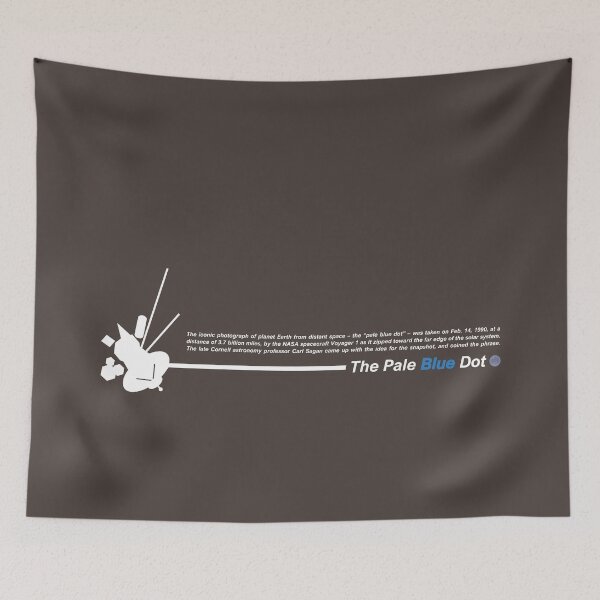 Item preview, The Pale Blue Dot - Voyager 1 for dark colours designed and sold by actColourized.