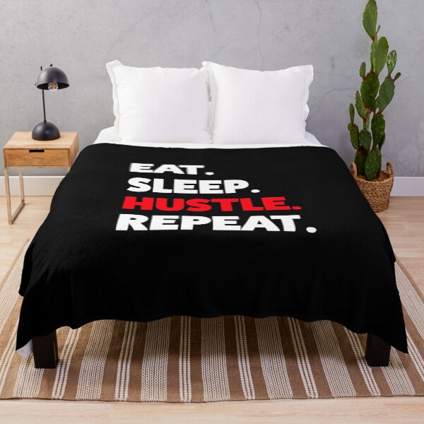 Item preview, Eat Sleep Hustle Repeat designed and sold by Statement-Teez.