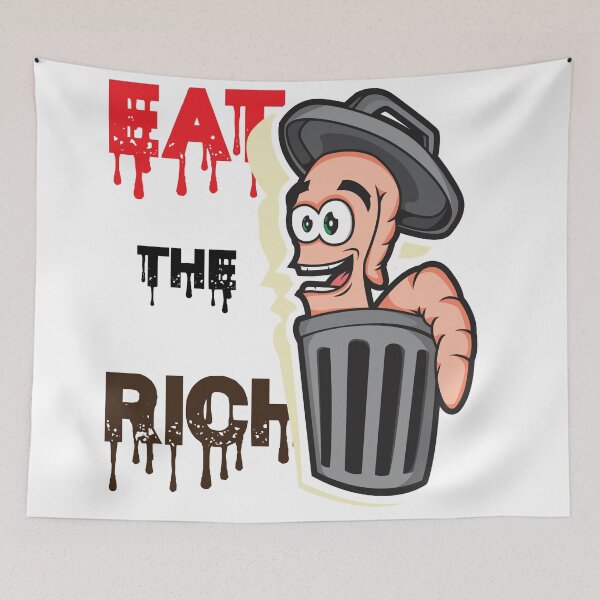Item preview, Worm on a string Eat the rich designed and sold by CosteO.