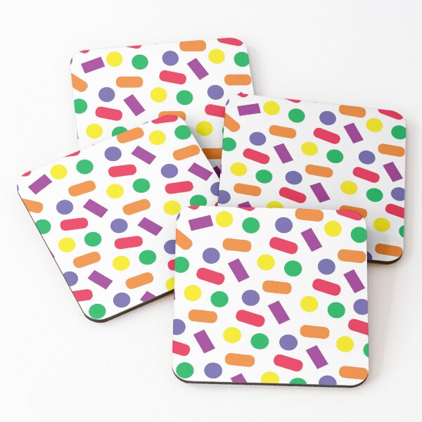 Item preview, Solid colorful random shapes pattern gift design designed and sold by Michael Schmidt.