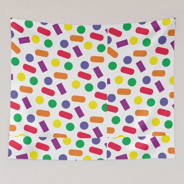 Item preview, Solid colorful random shapes pattern gift design designed and sold by Michael Schmidt.