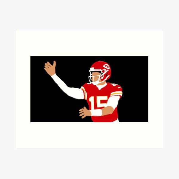 Kansas City Chiefs Patrick Mahomes 15 Legend Signature Printed