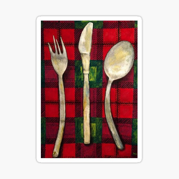 Item preview, "Crooked Cutlery" doing the Highland Fling! designed and sold by Marko-Arts.