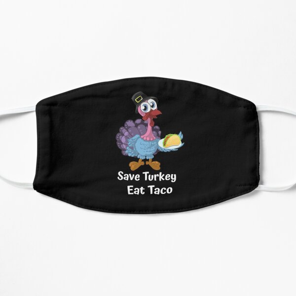 Taco Lover Face Masks Redbubble - cooked thanksgiving turkey hat first 3 taco is roblox