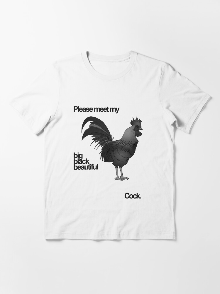 Alternate view of Big Black Beautiful Cock Essential T-Shirt