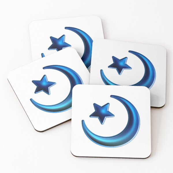 Item preview, Islam: The Crescent Moon and Star - Ocean Blue designed and sold by IBMClothing.