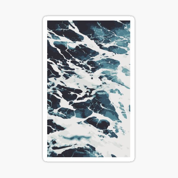 Ocean Sea Foam Sticker