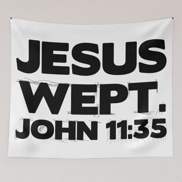 Item preview, Jesus wept designed and sold by plushism.