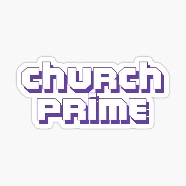 church prime Sticker