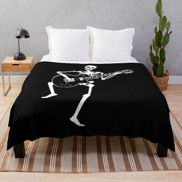 Item preview, Skeleton Playing the Guitar designed and sold by MusicManiacs.