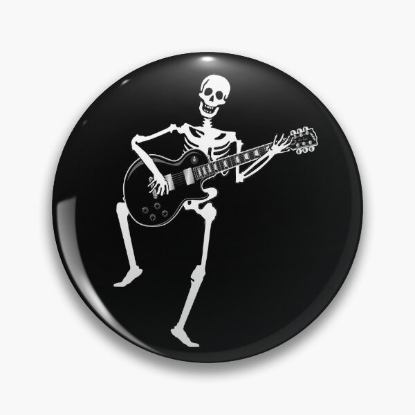 Item preview, Skeleton Playing the Guitar designed and sold by MusicManiacs.