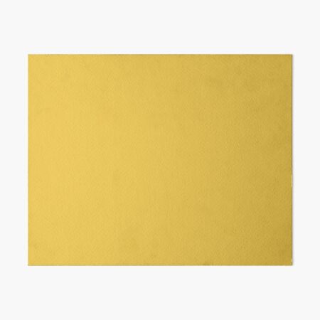 Butterscotch Yellow, Vibrant Colors, Solid Colors by Courtney Hatcher Art Board Print