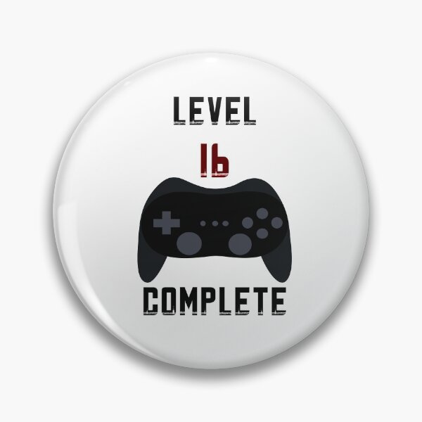 Item preview, Level 16 complete, birthday, birthday present, gift idea designed and sold by ThommyBLN.