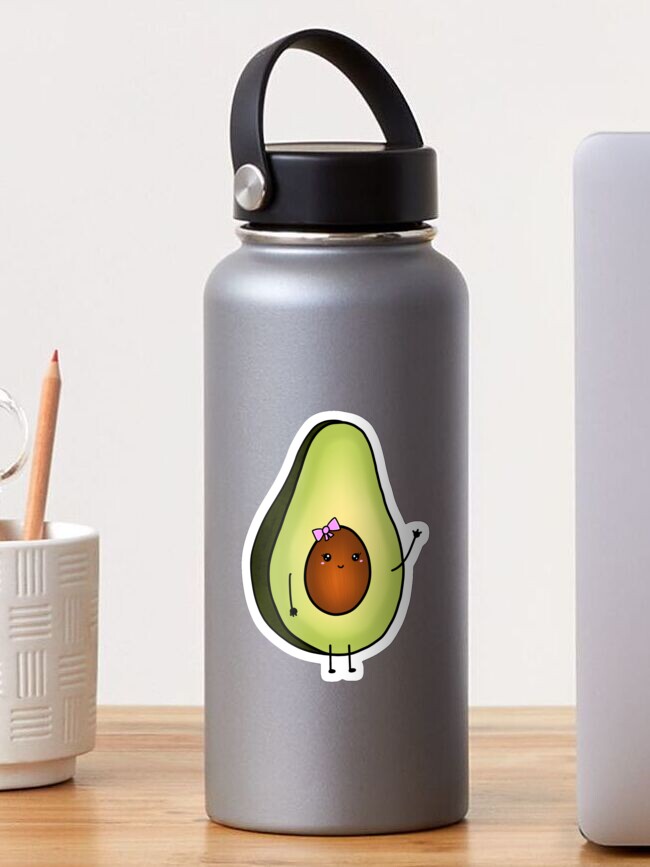 Guacamole the Avocado Cow Nugget - Cute Kawaii Vinyl Sticker | Laptop  Sticker | Water bottle Sticker | Waterproof Sticker Decal | Gift