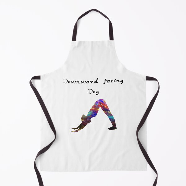 Item preview, Downward Facing Dog Yoga Pose Watercolor Design designed and sold by vividpixelusa.