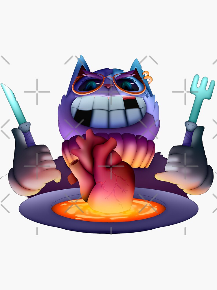 Hungry Heartbreaker Cat by 11yke
