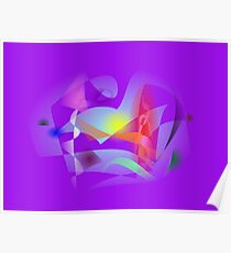 Small World Purple Poster