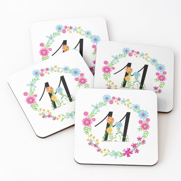 Item preview, Floral Number 11 Eleven designed and sold by BleuSky.