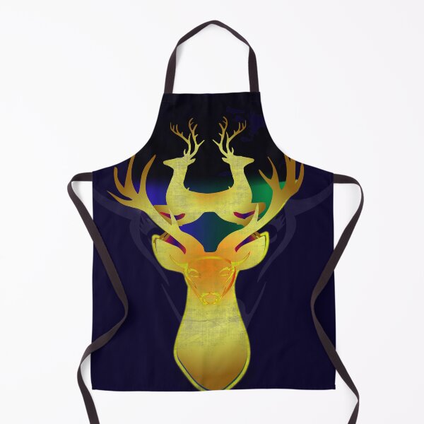 Item preview, Deer silhouette art with grunge effect designed and sold by SueSakpal.