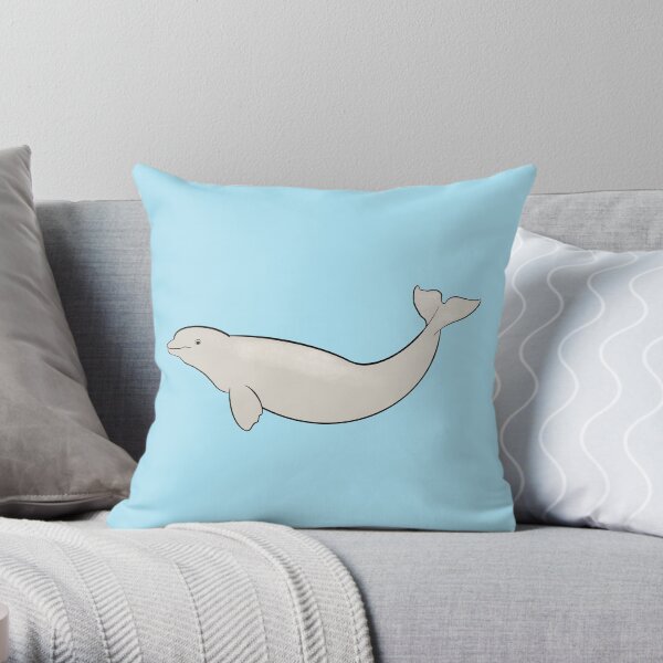 Kissen Kissenbezuge Beluga Wal Redbubble