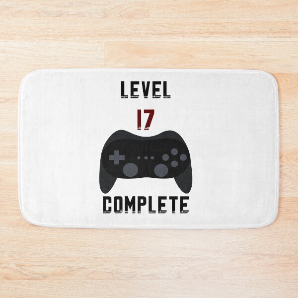 Item preview, Level 17 complete, birthday, birthday present, gift idea designed and sold by ThommyBLN.