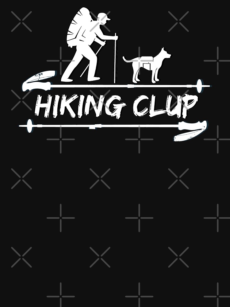 hiking with dogs sticker