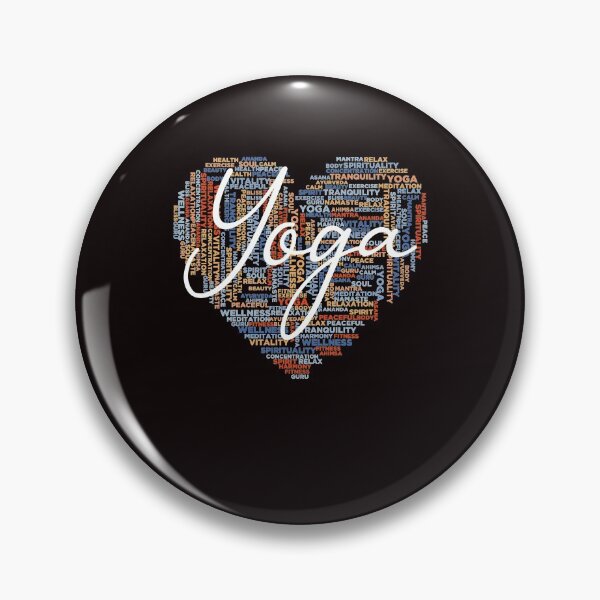 Aperçu de l'œuvre Asanas de yoga mandala coeur créée et vendue par MaHe64.