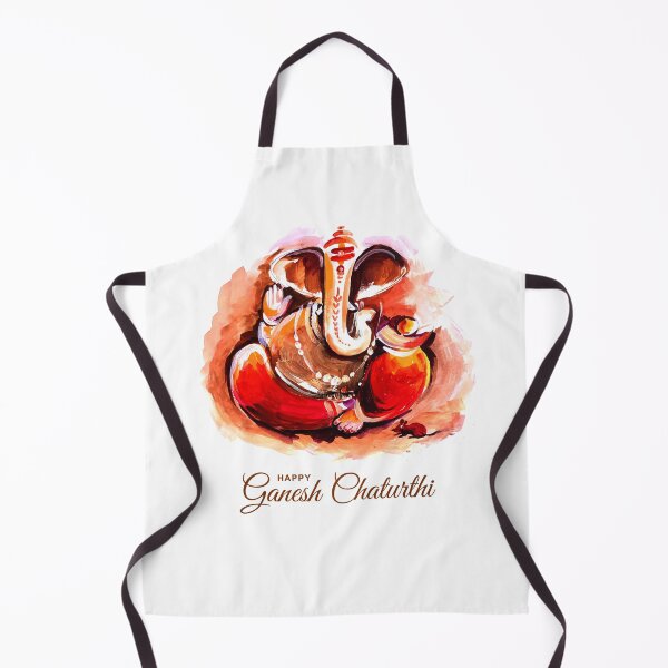 Item preview, Happy Ganesh Chaturthi, Watercolor  designed and sold by thisisbari.