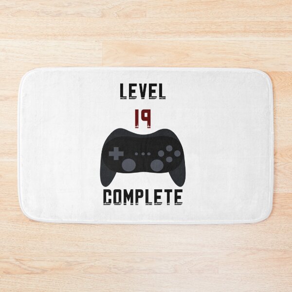 Item preview, Level 19 complete, birthday, birthday present, gift idea designed and sold by ThommyBLN.