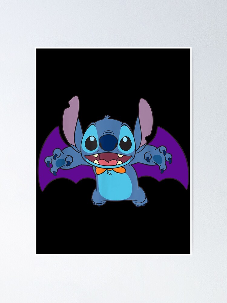 Tierras altas Mala fe telegrama Póster «Stitch Halloween Bat disfraz regalo para fanáticos, para hombres y  mujeres, regalo Halloween, acción de gracias, día de Navidad» de Relojoaria  | Redbubble