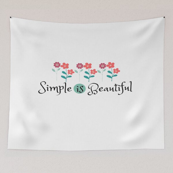 Item preview, Simple is Beautiful designed and sold by TheAfer.