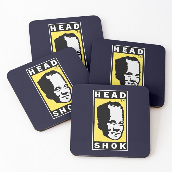 Head Shok Stroke Coasters (Set of 4)