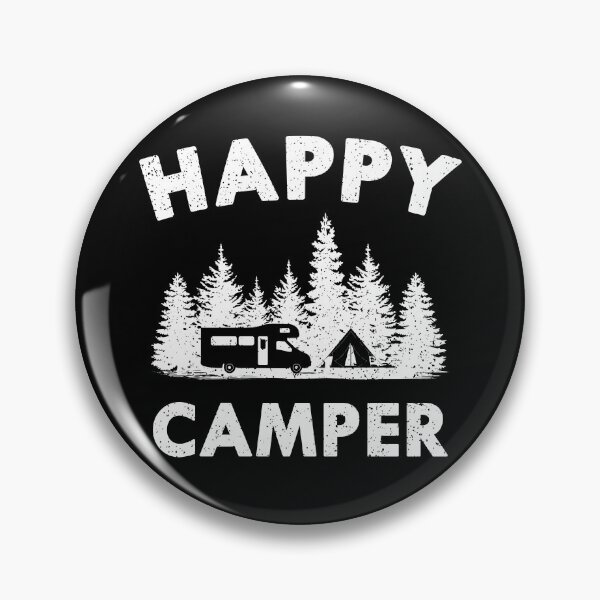 Item preview, Happy Camper Motorhome Tent Forest Gift designed and sold by DelightfulDude.