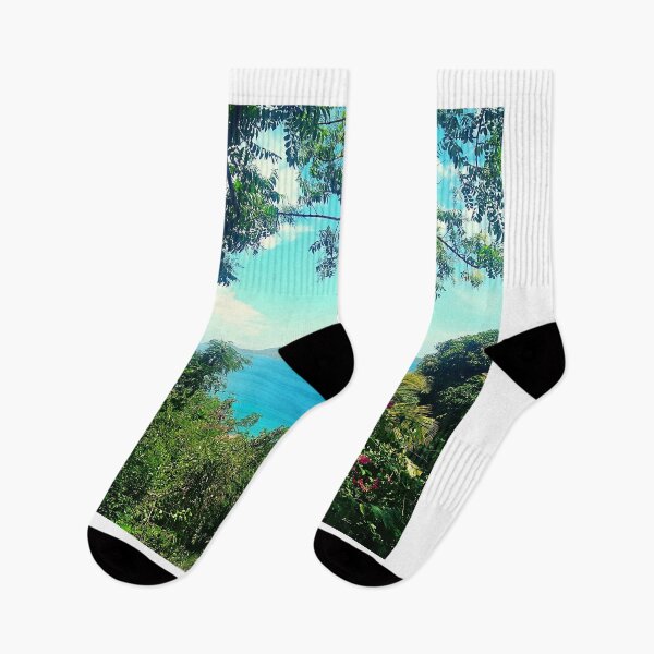 Item preview, Garden Greenery con vista al mar designed and sold by designlee.