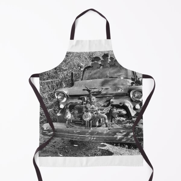 Item preview, Antique Fire Truck Black And White designed and sold by LisaWootenPhoto.