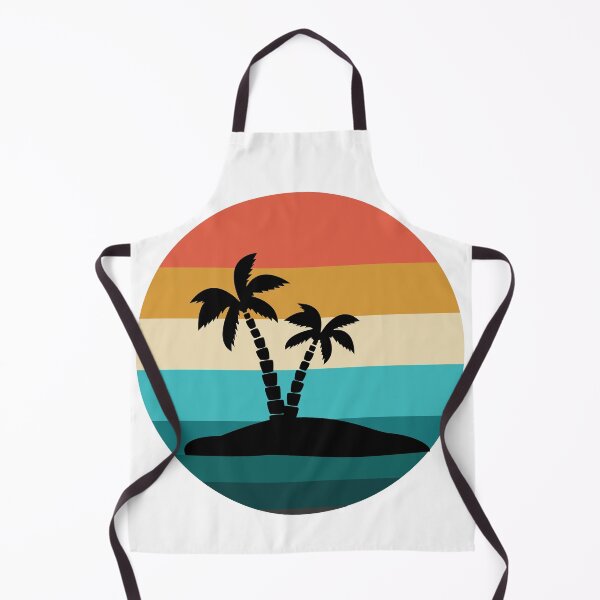 Item preview, vintage vacation island sunset retro trend designed and sold by Catcrea.