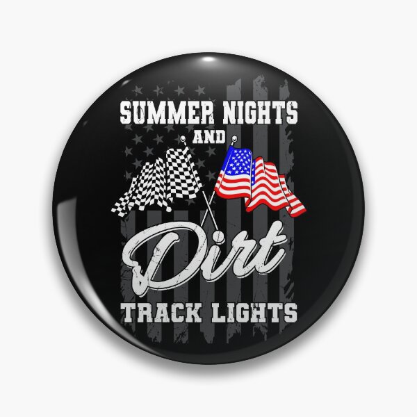 Item preview, Summer Nights Dirt Track Lights Racing designed and sold by DelightfulDude.