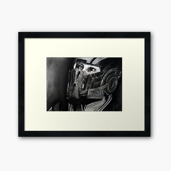 Commander Shepard N7 Framed Art Print
