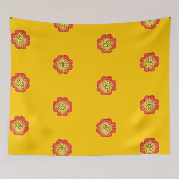 Item preview, Geometric Fire Flower designed and sold by EuropaPrints.
