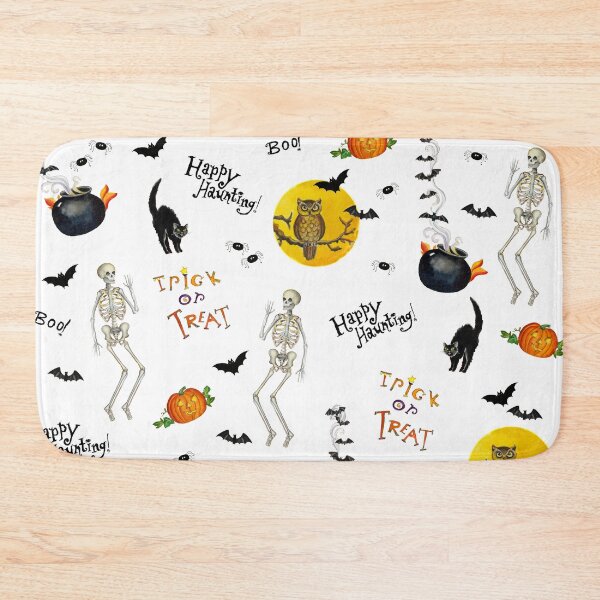 Item preview, Halloween skeleton, black cats and more  designed and sold by Sue Zipkin.