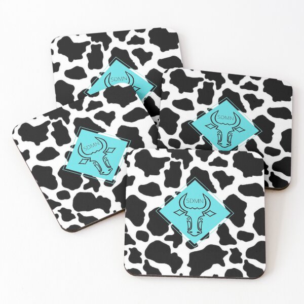 Item preview, SDMN Teal Diamond Bull Pattern designed and sold by GoodGirlDesigns.