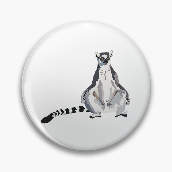 Item preview, Ringtail Lemur (Lemur catta) designed and sold by Alawstrations.