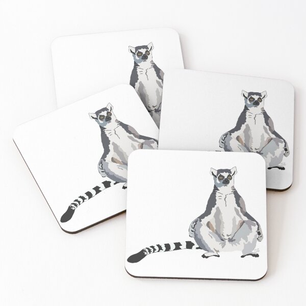 Item preview, Ringtail Lemur (Lemur catta) designed and sold by Alawstrations.
