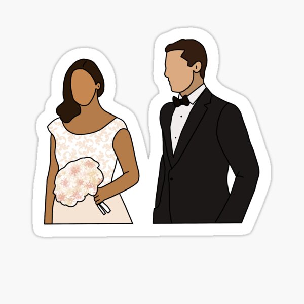 Item preview, Amy Santiago and Jake Peralta wedding! designed and sold by zzred.
