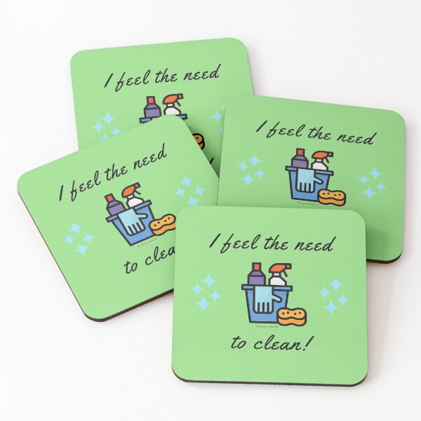 Item preview, The Need to Clean - Housekeeping Humor designed and sold by SavvyCleaner.