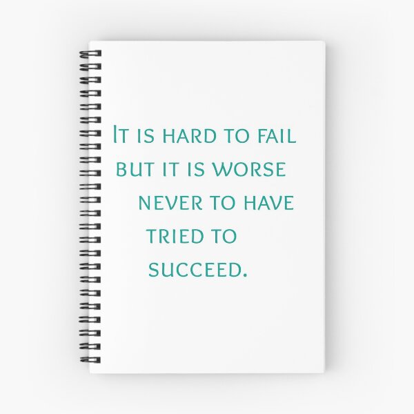 Item preview, it is hard to fail but it is worse never to have tried to succeed. designed and sold by Zab Nom.