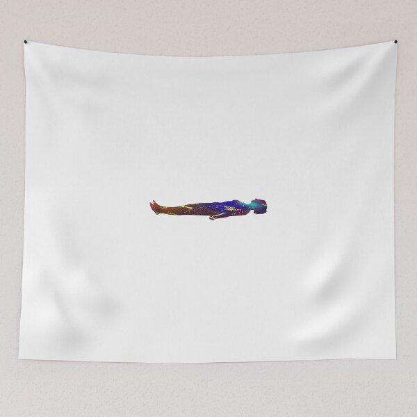 Item preview, Corpse Yoga Pose Watercolor Design designed and sold by vividpixelusa.