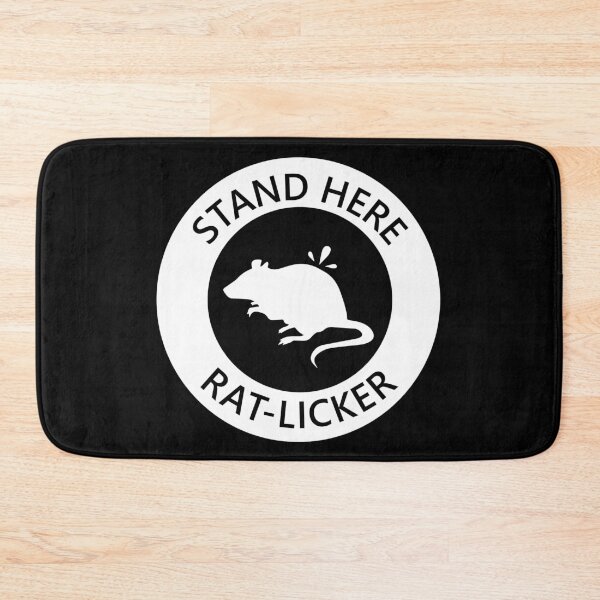 Item preview, STAND HERE RAT-LICKER (Distance Sticker 2) designed and sold by SarcasticWords.