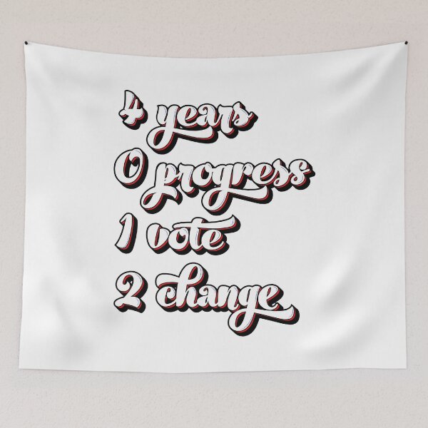 Item preview, 4 years 0 progress US elections 2020 designed and sold by OmmeDesigns.